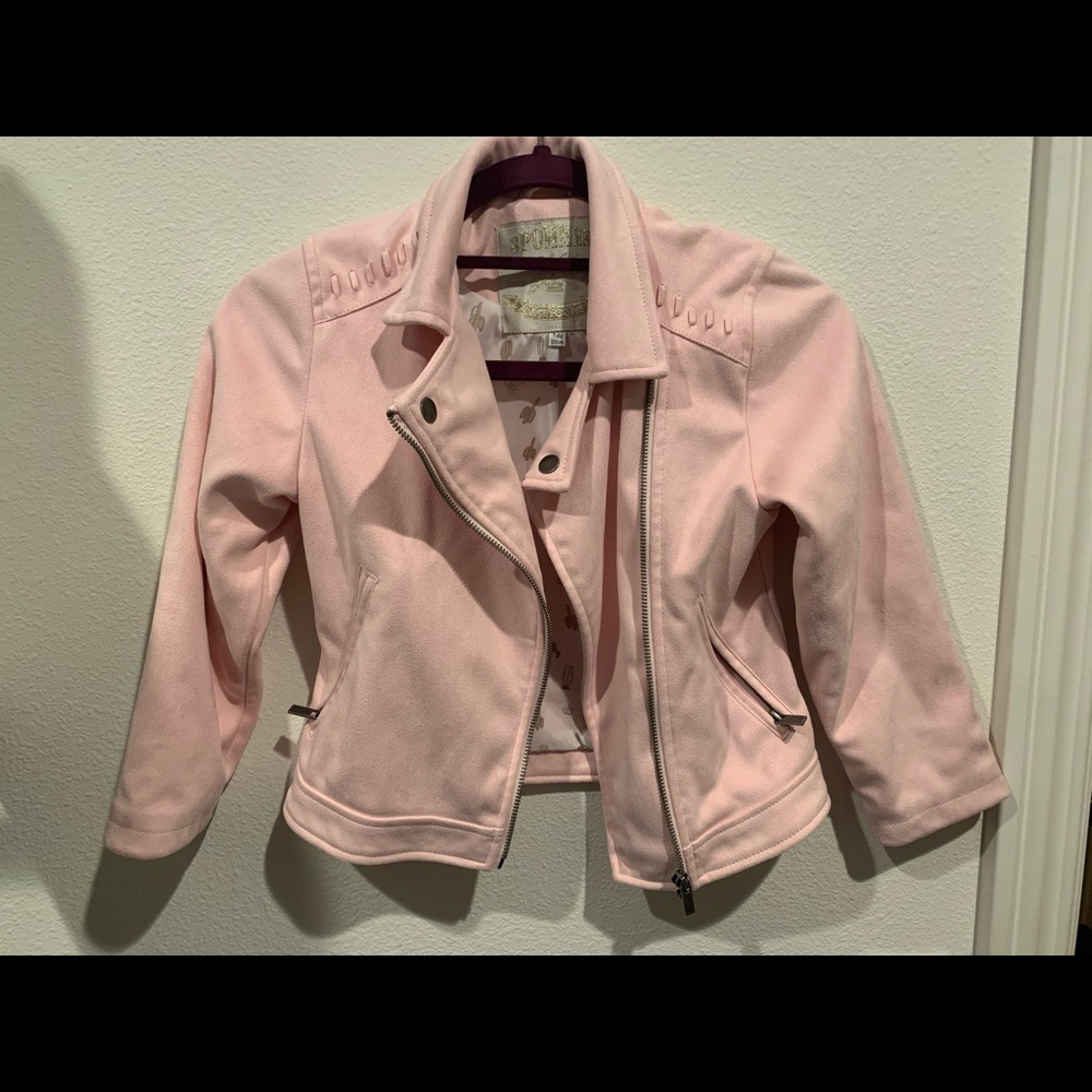 3Pommes Pink Suede Jacket